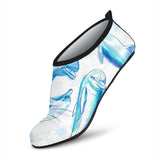 Watercolor Dolphin Pattern Aqua Shoes