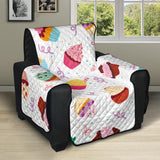 Cake cupcake design pattern Recliner Cover Protector