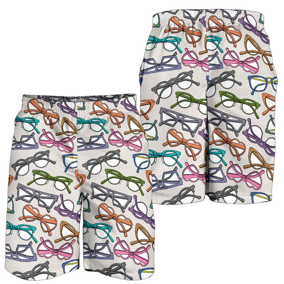 Sun Glasses Pattern Print Design 01 Men Shorts