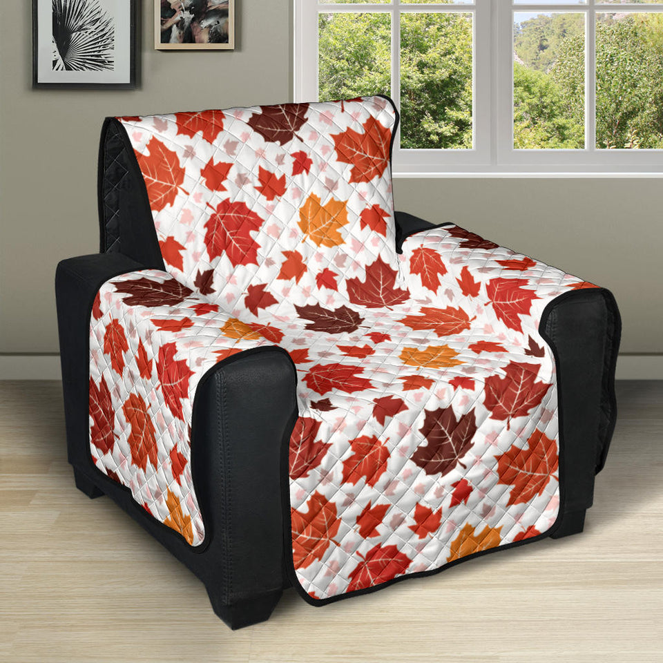 Colorful Maple Leaf pattern Recliner Cover Protector