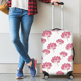Pink Lotus Waterlily Pattern Cabin Suitcases Luggages