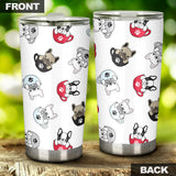 French Bulldog Cup Paw Pattern Tumbler