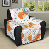 cute tribal fox pattern Recliner Cover Protector
