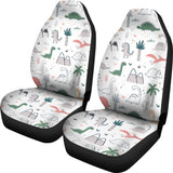 Cute Cartoon Dinosaurs Tree Pattern Universal Fit Car Seat Covers