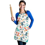 Cute Crocodile Pattern Adjustable Apron