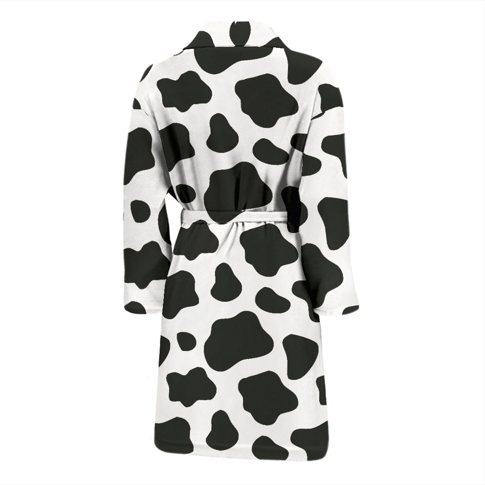 Cow Skin Pattern Men'S Bathrobe