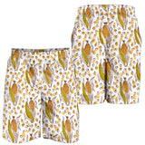 Corn Pattern Print Design 02 Men Shorts