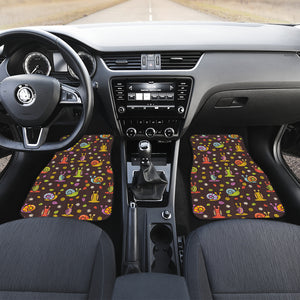 Snail Pattern Print Design 02 Front and Back Car Mats