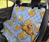 Beer Pattern Dog Car Seat Covers