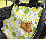 Durian Pattern Background Dog Car Seat Covers