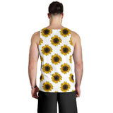 sunflowers design pattern Men Tank Top