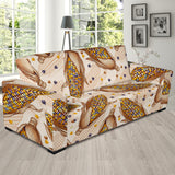 Corn Pattern Print Design 03 Sofa Slipcover