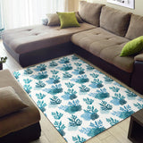 Coral Reef Pattern Print Design 04 Area Rug