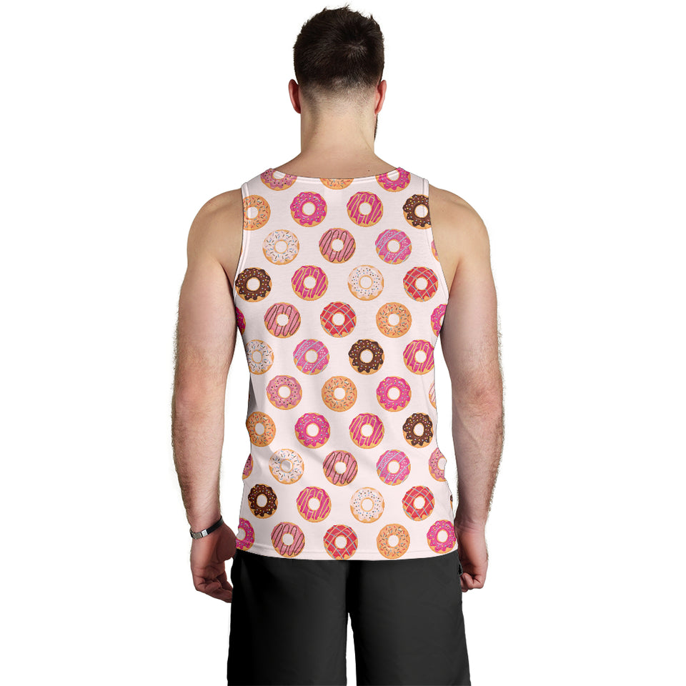 Colorful donut pattern Men Tank Top