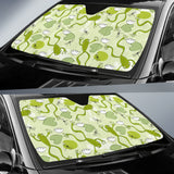 Cute Frog Dragonfly Pattern Car Sun Shade