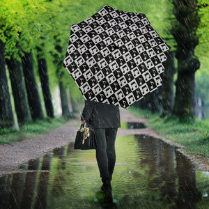 Music Notes Pattern Print Design 01 Umbrella