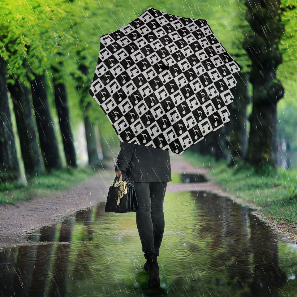 Music Notes Pattern Print Design 01 Umbrella