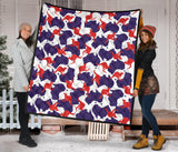 Kangaroo Australian Pattern Premium Quilt
