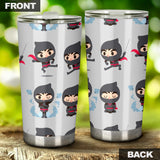 Cute Ninja Pattern Tumbler