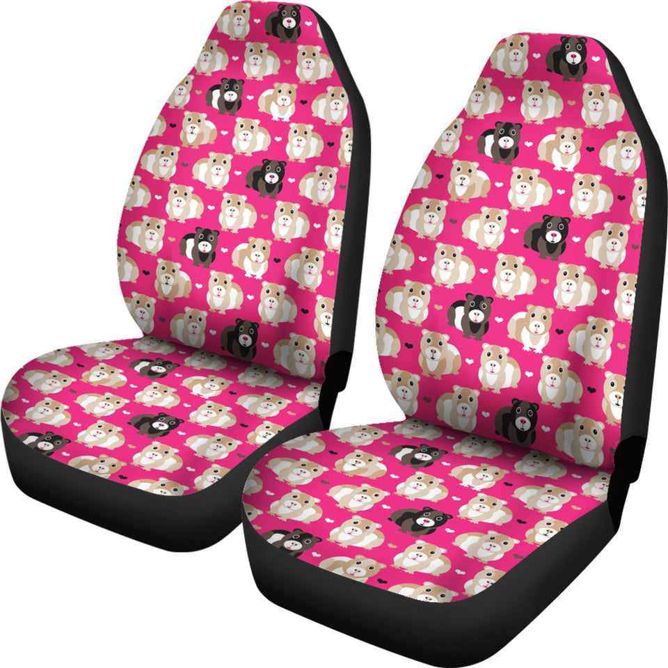 Guinea Pig Pattern Print Design 01 Universal Fit Car Seat Covers