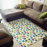 Chemistry Periodic Table Pattern Print Design 05 Area Rug