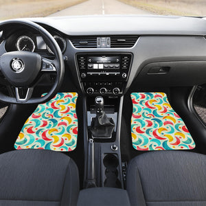 Colorful Moon Pattern Front Car Mats