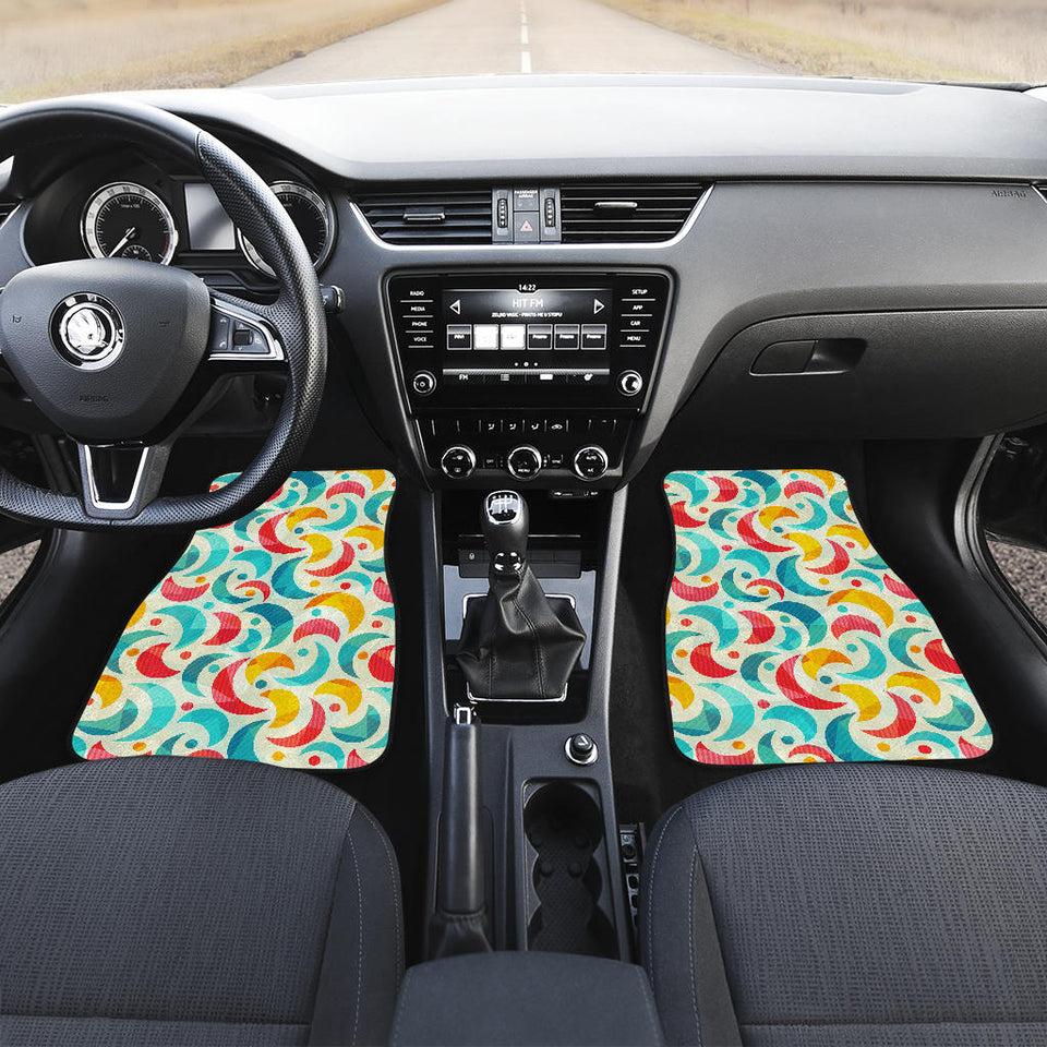 Colorful Moon Pattern Front Car Mats