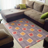 Bread Toast Pattern Print Design 05 Area Rug