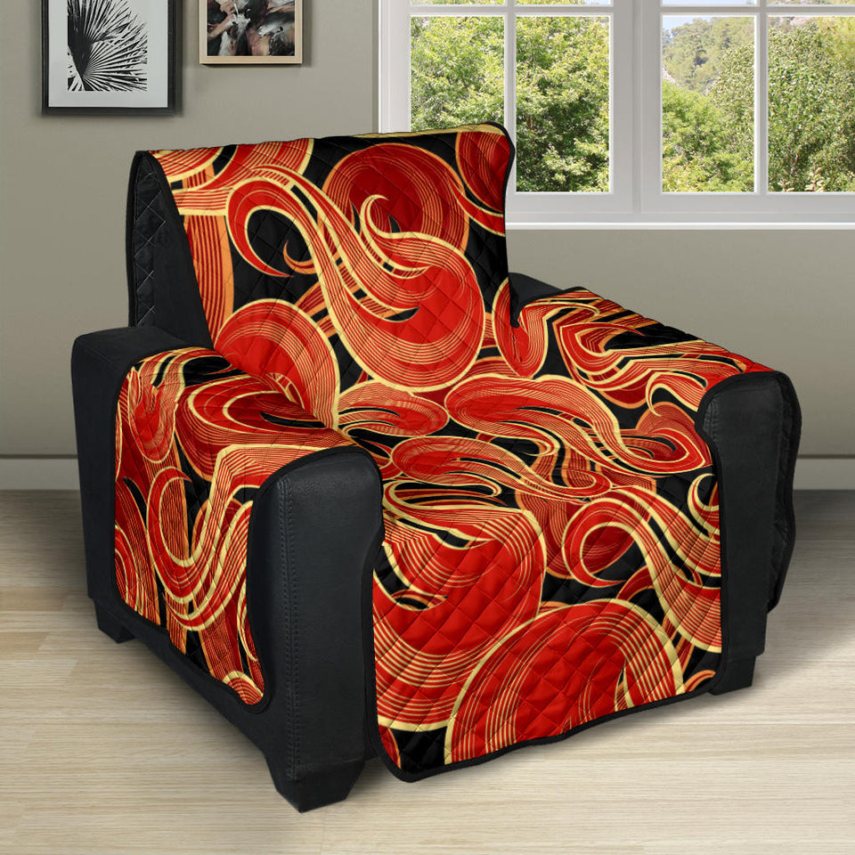 Fire flame pattern Recliner Cover Protector