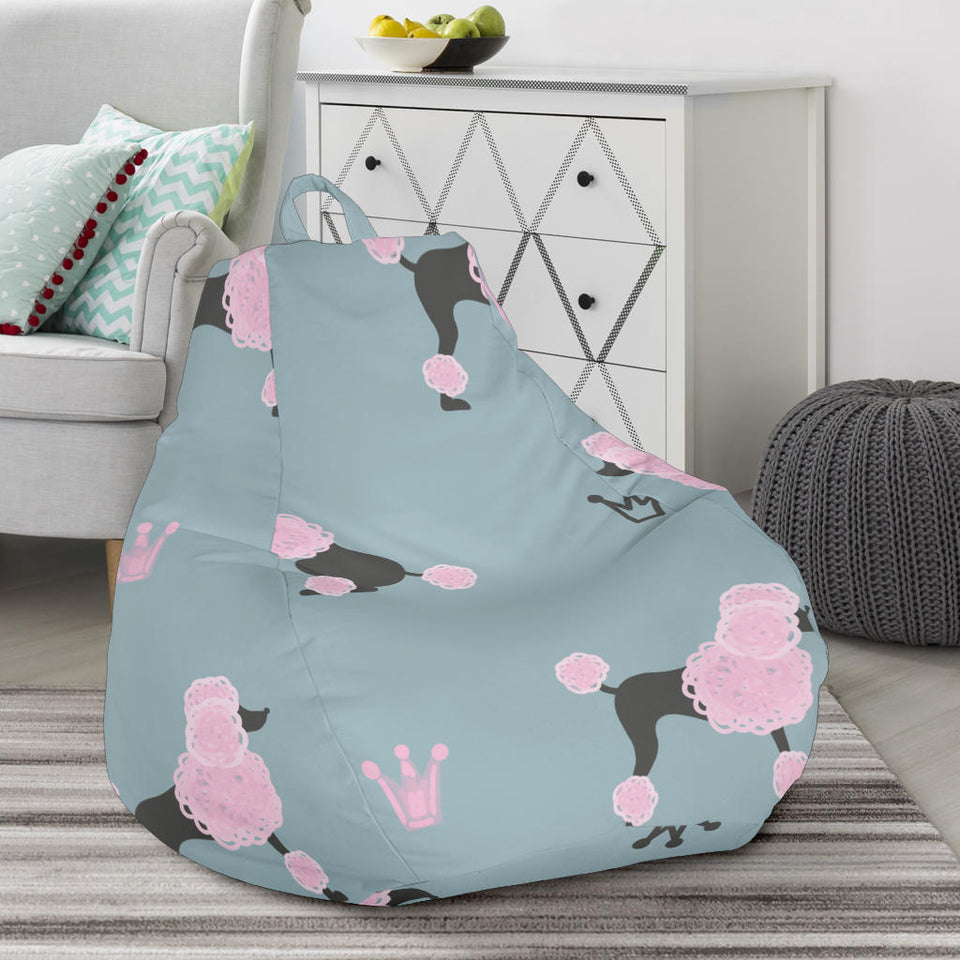 Poodle Dog Pattern Bean Bag Cover