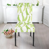 Green Peas Pattern Print Design 03 Dining Chair Slipcover