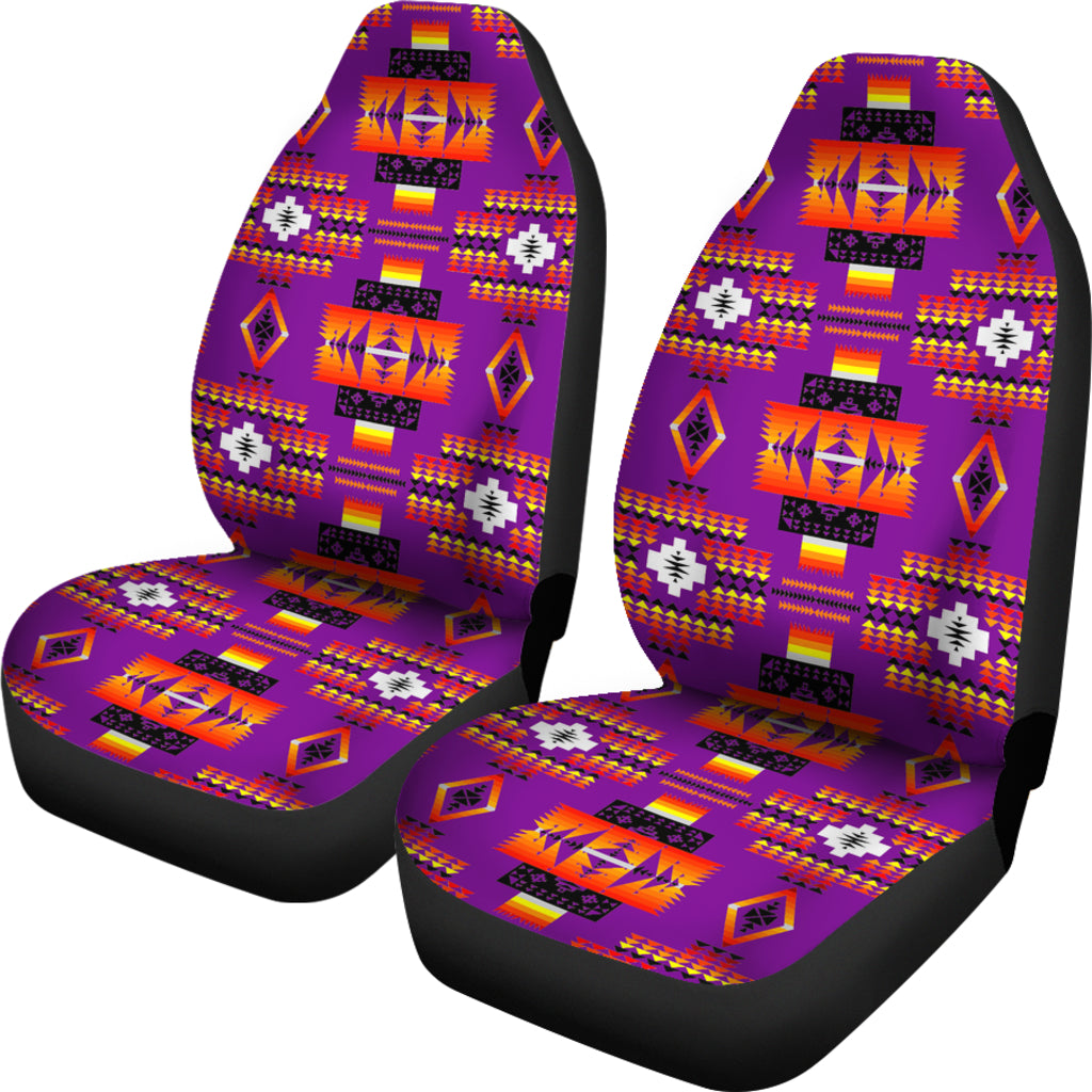 Seven Tribes Purple Car Seat Covers