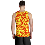 Fire flame design pattern Men Tank Top