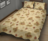 peanuts design pattern Quilt Bed Set
