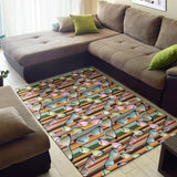 Sun Glasses Pattern Print Design 02 Area Rug