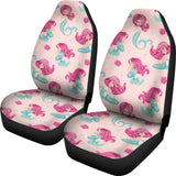Cute Little Mermaid Pattern Universal Fit Car Seat Covers