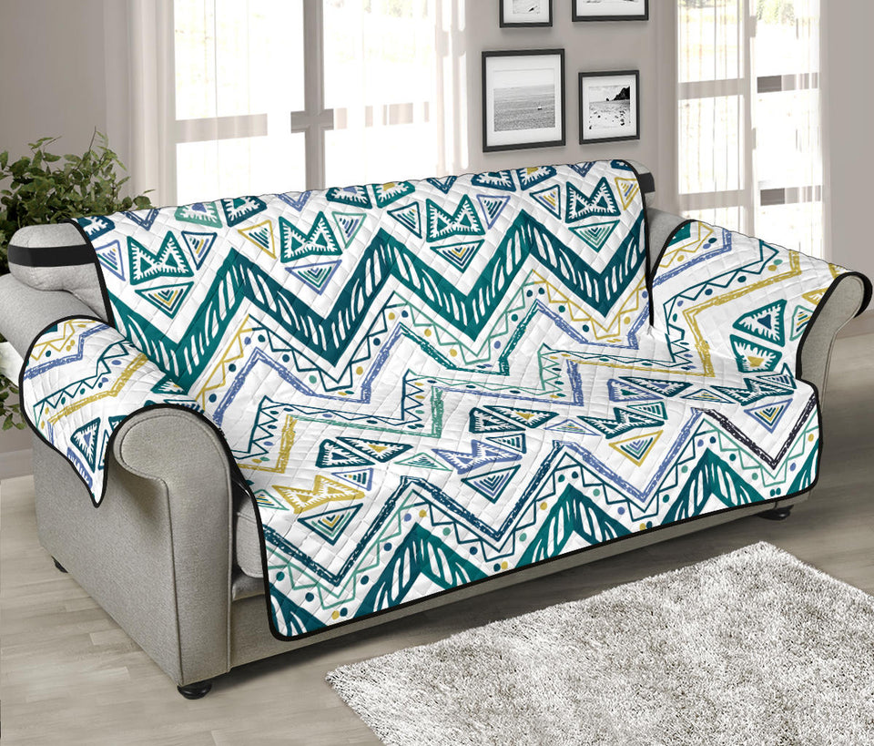 zigzag  chevron paint design pattern Sofa Cover Protector
