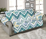 zigzag  chevron paint design pattern Sofa Cover Protector