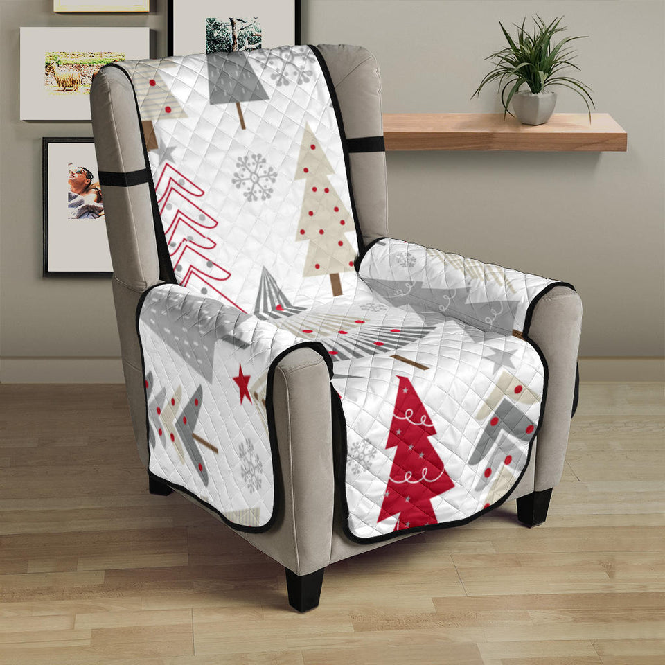 Cute Christmas tree pattern Chair Cover Protector