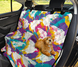 Colorful Crow Illustration Pattern Dog Car Seat Covers