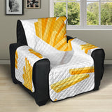 French fries white paper box pattern Recliner Cover Protector
