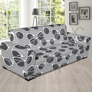 Sun Glasses Pattern Print Design 04  Sofa Slipcover