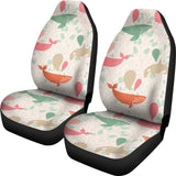Cute Whale Pattern  Universal Fit Car Seat Covers