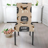 Beagle Pattern Dining Chair Slipcover