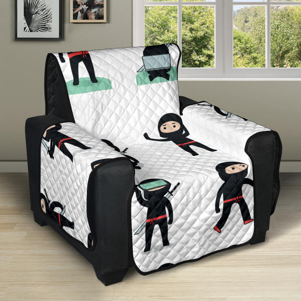 Cute ninja katana sword pattern Recliner Cover Protector