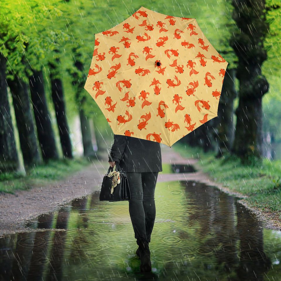 Goldfish Pattern Print Design 02 Umbrella