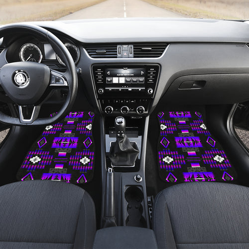 Midnight Purple Front Car Mats (Set Of 2)
