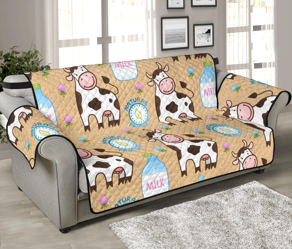 Cow bottle of milk pattern Sofa Cover Protector