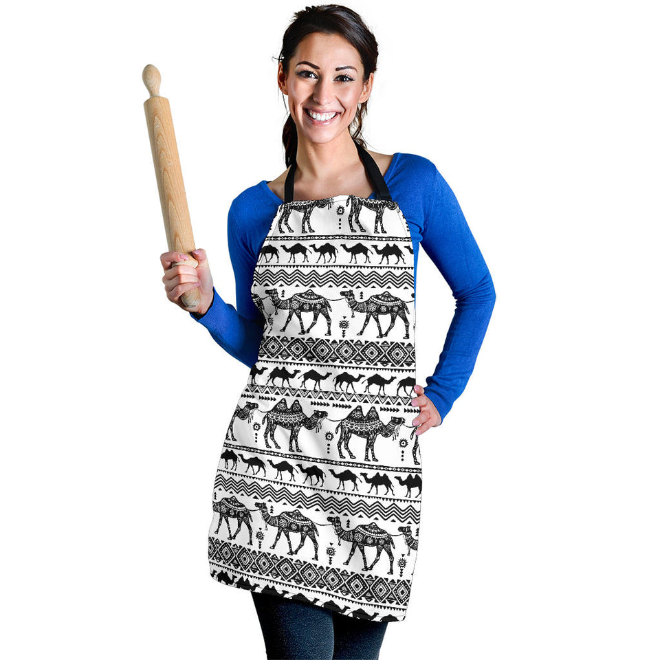 Camel Polynesian Tribal Pattern Adjustable Apron