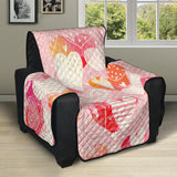 Hand drawn heart design pattern Recliner Cover Protector